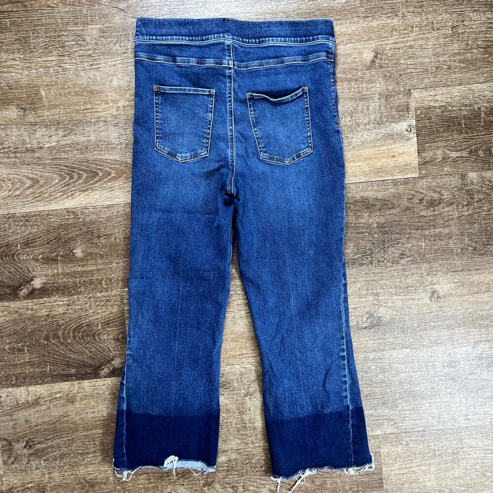 Spanx pull on jeans raw hem straight leg - Picture 3 of 6